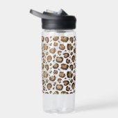 Gold Glitzer Leopard Print Trinkflasche (Rechts)