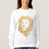 Gold Glitzer | Lion Sweatshirt (Vorderseite)