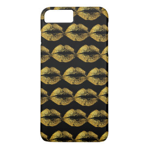 Gold Glitzer Lips #2 Case-Mate iPhone Hülle