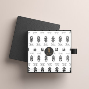 Gold Glitzer Logo Lingerie Boutique Vielen Dank Runder Aufkleber