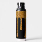 Gold Glitzer Look Drilling-Tropfen Trinkflasche (Rechts)