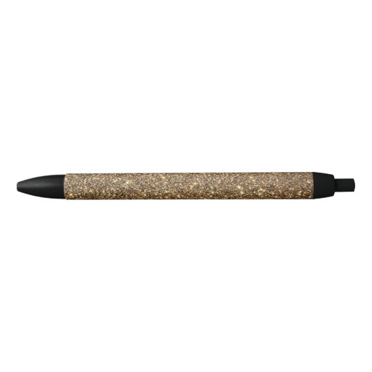 Gold Glitzer Look, glänzend und funkelnd, Kugelschreiber (Vorderseite)