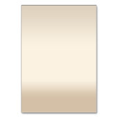 Gold Glitzer Look Hochzeitskarten Tischnummer (Rückseite)