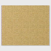 Gold Glitzer Luxury Sparkle Tinsel Geschenkpapier (Flach)