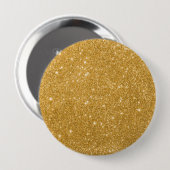 Gold Glitzer Luxus Button (Vorne & Hinten)