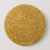 Gold Glitzer Luxus Button (Vorderseite)