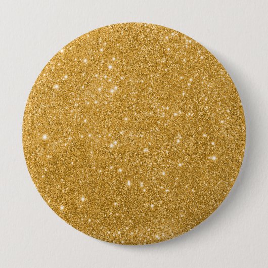 Gold Glitzer Luxus Button (Vorderseite)
