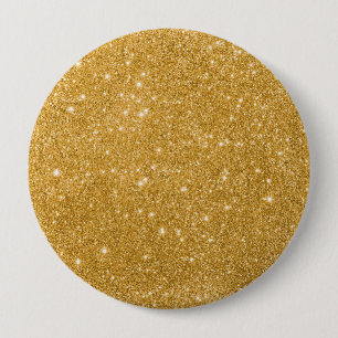 Gold Glitzer Luxus Button