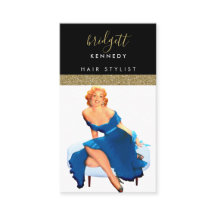 Gold Glitzer Makeup Artist Friseur Salon