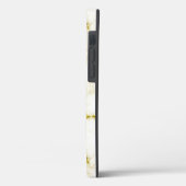 Gold Glitzer Marble Personalisiert Case-Mate iPhone Hülle (Rückseite / Links)