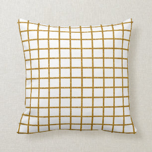 Gold Glitzer Mesh Kissen