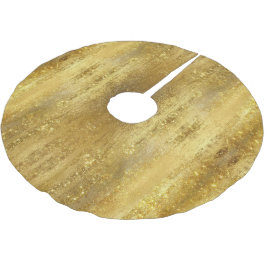 Gold Glitzer Metallic Polyester Weihnachtsbaumdecke