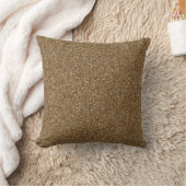 Gold Glitzer Metallic Scatter Throw Kissen (Decke)