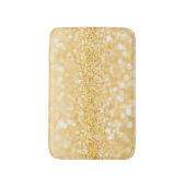 Gold-Glitzer mit Spargel Badematte (Vorderseite Vertikal)
