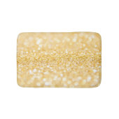 Gold-Glitzer mit Spargel Badematte (Vorderseite)