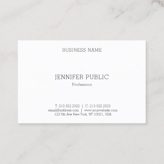 Gold Glitzer Modernes Berufliches Template Elegant Visitenkarte (Rückseite)