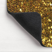 Gold Glitzer Mousepad (Ecke)