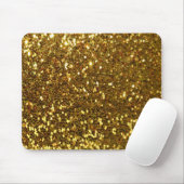 Gold Glitzer Mousepad (Mit Mouse)