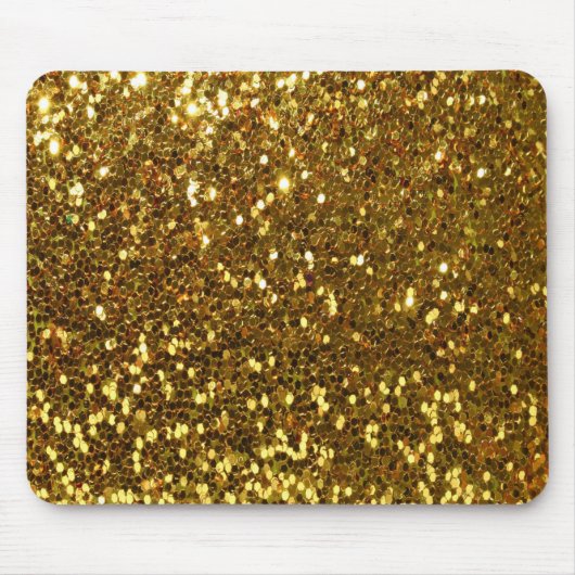 Gold Glitzer Mousepad (Vorne)