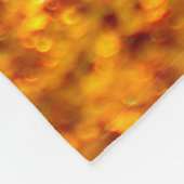 Gold-Glitzer-Muster Fleecedecke (Ecke)