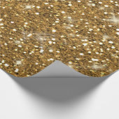 Gold-Glitzer-Muster-ID144 Geschenkpapier (Ecke)