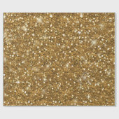 Gold-Glitzer-Muster-ID144 Geschenkpapier (Flach)