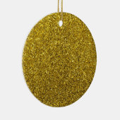 Gold-Glitzer-Muster Keramik Ornament (Rechts)