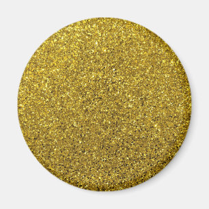 Gold-Glitzer-Muster Magnet