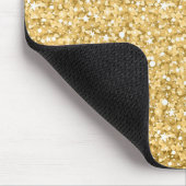 Gold-Glitzer-Muster Mousepad (Ecke)