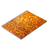 Gold-Glitzer-Muster Notizblock (Linke Seite)