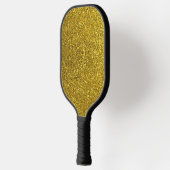 Gold-Glitzer-Muster Pickleball Schläger (Links)