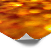 Gold-Glitzer-Muster Poster (Ecke)