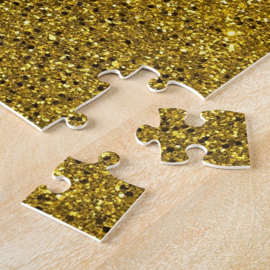 Gold-Glitzer-Muster Puzzle (Seite)