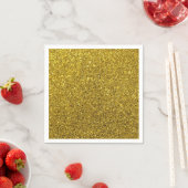Gold-Glitzer-Muster Serviette (Beispiel)