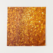 Gold-Glitzer-Muster Wandteppich (Vorderseite (Horizontal))
