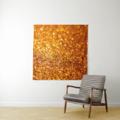 Gold-Glitzer-Muster Wandteppich (Beispiel)