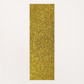 Gold-Glitzer-Muster Yogamatte (Vorderseite)