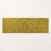 Gold-Glitzer-Muster Yogamatte (Vorderseite (Horizontal))