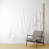 Gold Glitzer Names Wedding Foto Hintergrund Wandteppich (Beispiel (Horizontal))