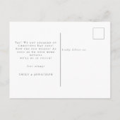 Gold Glitzer Neue Abenteuer Verlobung Ankündigung Postkarte (Rückseite)