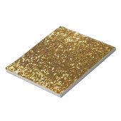 Gold Glitzer Notizblock (Rotiert)