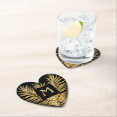 Gold Glitzer Palm Fronds Untersetzer (Vor Ort)