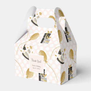 Gold Glitzer Party Balloons Kind Geburtstag Vielen Geschenkschachtel