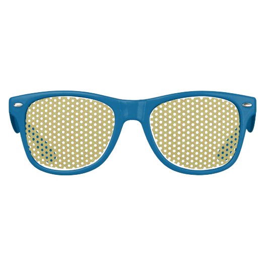 Gold Glitzer Partybrille (Vorderseite)