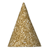 Gold-Glitzer Partyhütchen (Rechts)