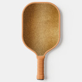 Gold Glitzer Pickleball Schläger (Rückseite)