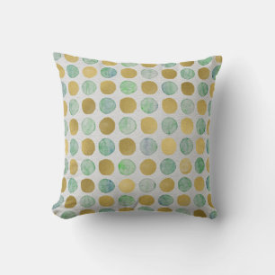 Gold Glitzer Polka Dots Frohe Weihnachten Kissen