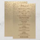 Gold Glitzer - Programm (Vorne/Hinten)