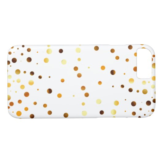 Gold-Glitzer-Punkte löschen Case-Mate iPhone Hülle (Rückseite (Horizontal))