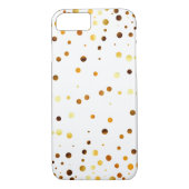 Gold-Glitzer-Punkte löschen Case-Mate iPhone Hülle (Rückseite)